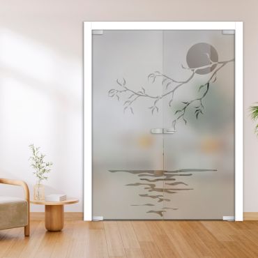 Double Glass Door - Swing, Hinged and Pivot-GI11490