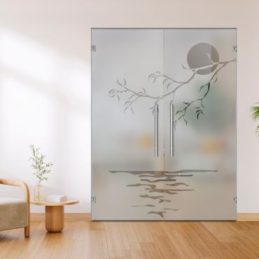 Double Glass Door - Swing, Hinged and Pivot-GI11490