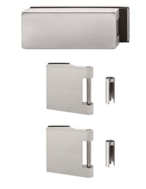 Shaped Stainless Steel Lock Box With Junior Hinges for Glass Door Locks
