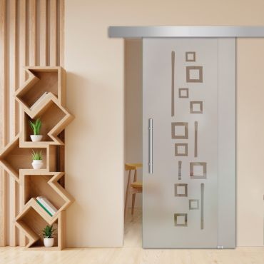 Sliding Glass Barn Door SGD-0476