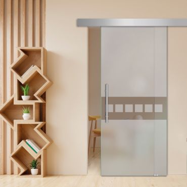 Sliding Glass Barn Door SGD-0477