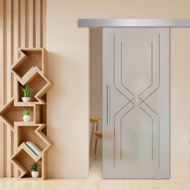 Sliding Glass Barn Door SGD-0470