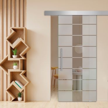 Sliding Glass Barn Door SGD-0480