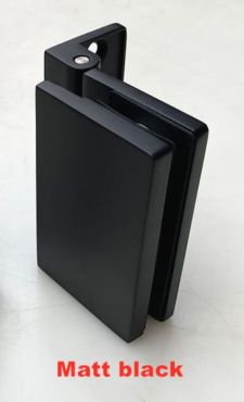 Black Matte Hinge Designed for Glass Doors