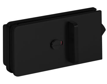 Matte Black Stainless Steel Sliding Glass Door Lock