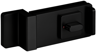Matte Black Stainless Steel Sliding Glass Door Lock