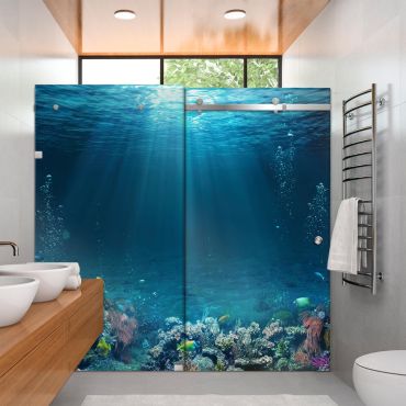 Digital Printing Shower Glass Sliding Doors Dgsd - 0702