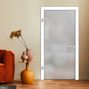 Swing, Hinged and Pivot Full Private Frosted Glass Door SHP - 0505