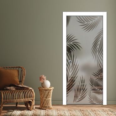 Pocket Sliding Glass Door with Frosted Design PSGD-0566