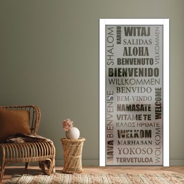 Pocket Sliding Glass Door with Frosted Design PSGD-0554