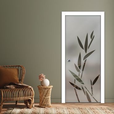 Pocket Sliding Glass Door with Frosted Design PSGD-0605