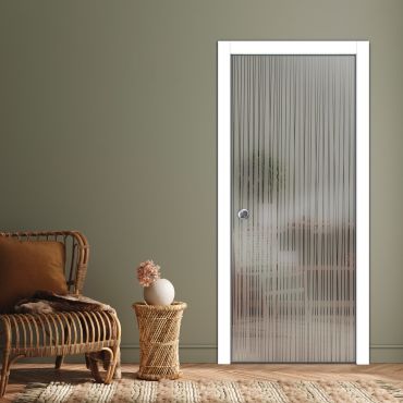 Pocket Sliding Glass Door with Frosted Design PSGD-0614