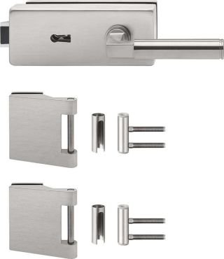 Interior Glass Door Hardware Installation Set
