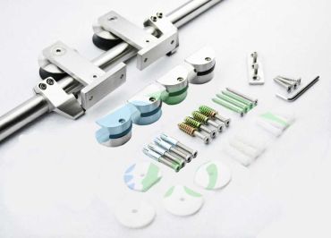 Stainless Steel Sliding Wooden Barn Door Hardware Set SH-SS-0143