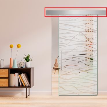 Hardware Set for Sliding Glass Doors HKAL - 0062