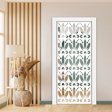 Sliding Pocket Wood Door with Glass Insert PWGD - 0687