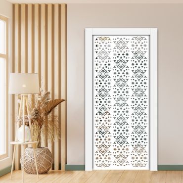 Sliding Pocket Wood Door with Glass Insert PWGD - 0688