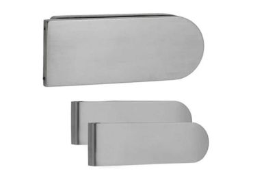 Stainless Steel Strike Box for Glass Door Lock + Studio Hinges