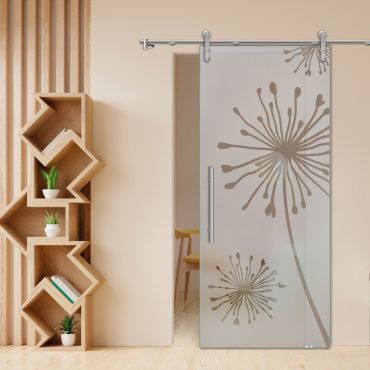 Sliding Glass Barn Door SGD-0473