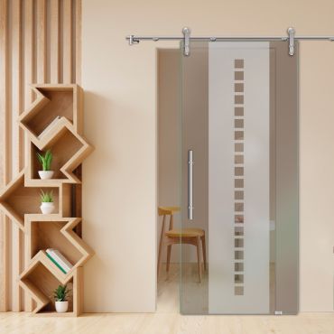 Sliding Glass Barn Door SGD-0479